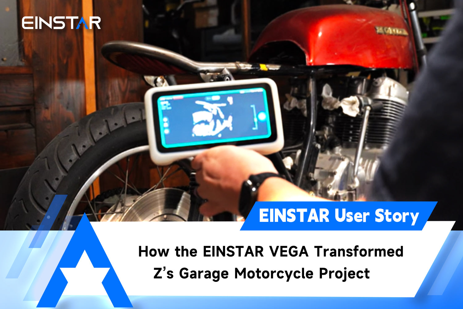 How the EINSTAR VEGA Transformed Z’s Garage Motorcycle Project