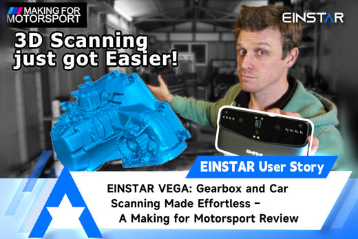 EINSTAR VEGA: Gearbox and Car Scanning Made Effortless – A Making for Motorsport Review