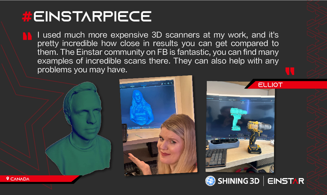 Without a doubt the best consumer 3D scanner out there - Punches WAY above it's weight.