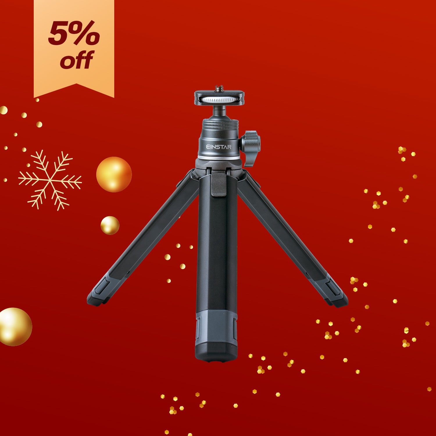 EINSTAR Accessories-Metal Tripod with Gimbal