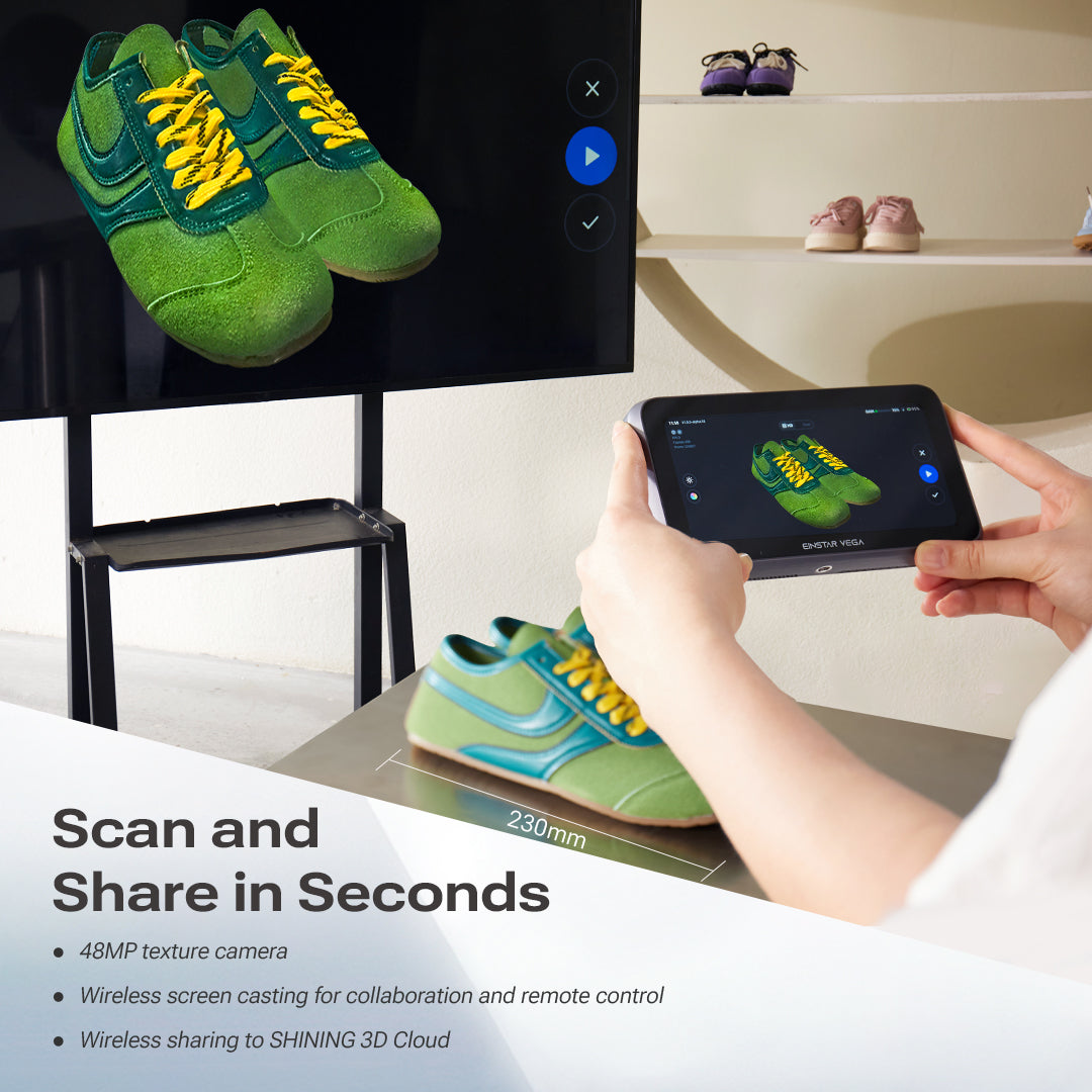 EINSTAR VEGA-Wireless All-In-One 3D Scanner