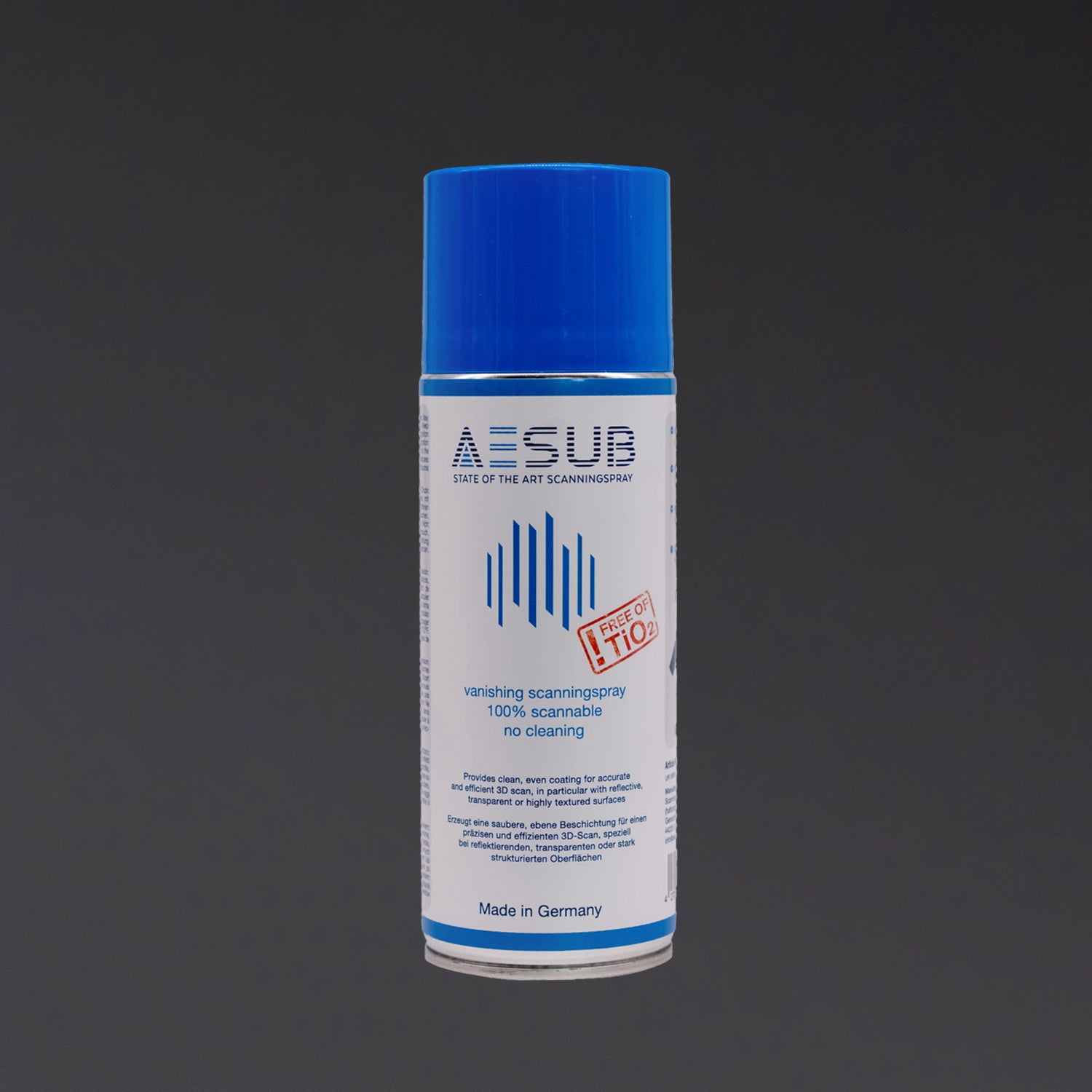 AESUB Blue vanishing scanning spray, accessory for EINSTAR 3D scanner.
