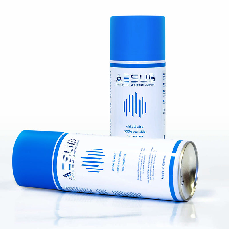 Dual AESUB Blue Spray cans from EINSTAR Accessories displayed side by side.
